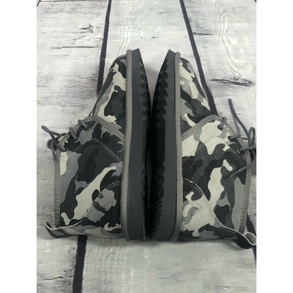 Alpine Design camo suede men6/ womens 8 waterproof hiking boots nwt - Picture 6 of 12